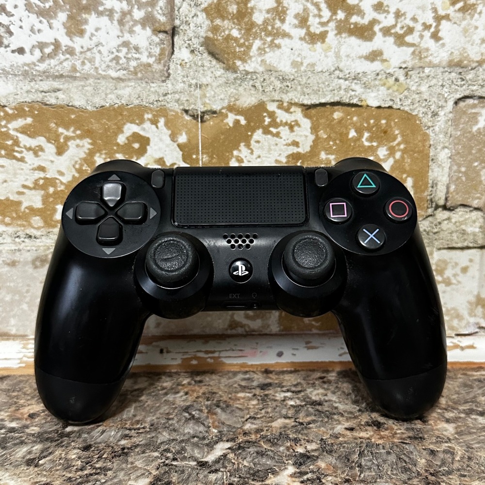 Sony DualShock 4 Controller PS4 Jet Black Good CUH-ZCT2U Wireless